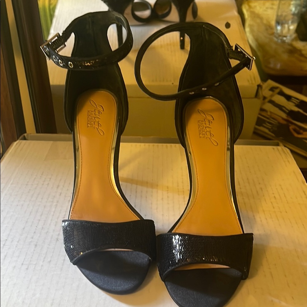 Black Ankle Strap Heels by Bagley Mishka